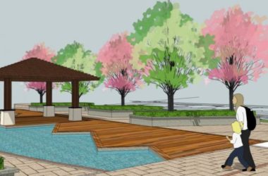 Sketchup景观模型|广场景观,停车场景观,现代风格-BIM建筑网