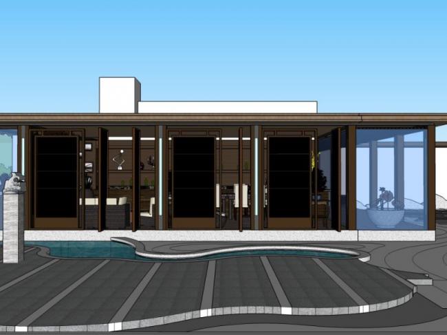 Sketchup景观模型|屋顶花园景观,中式风格 Sketchup景观模型|屋顶花园景观,中式风格