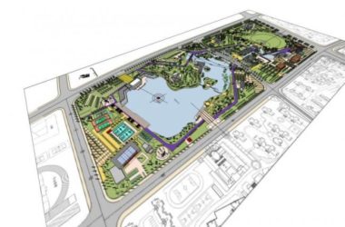 Sketchup景观模型|公园景观,现代风格-BIM建筑网