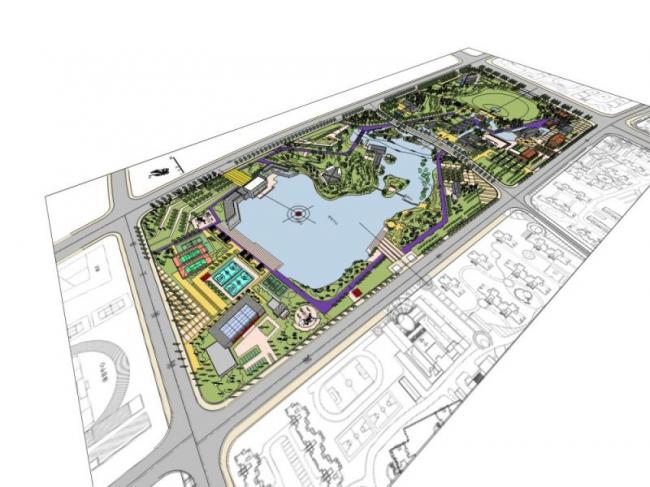 Sketchup景观模型|公园景观,现代风格 Sketchup景观模型|公园景观,现代风格