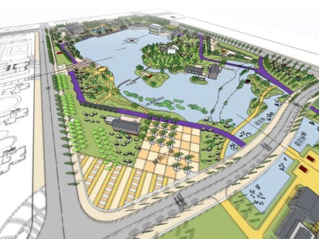 Sketchup景观模型|公园景观,现代风格 Sketchup景观模型|公园景观,现代风格