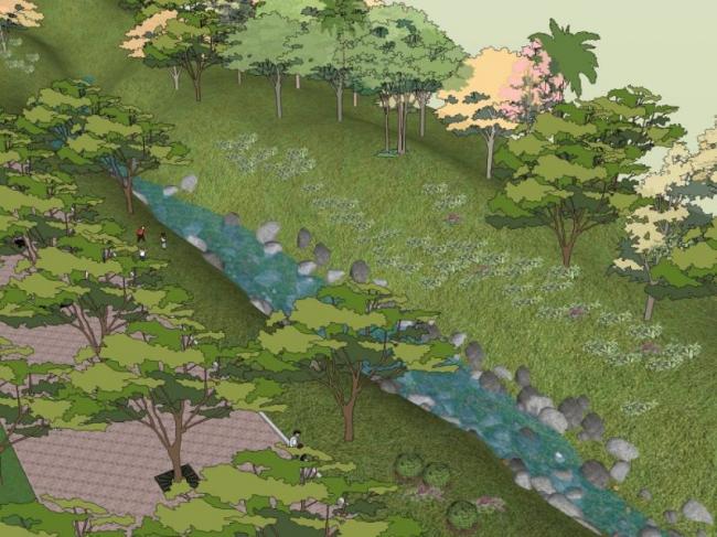 Sketchup景观模型|滨水景观,现代风格 Sketchup景观模型|滨水景观,现代风格