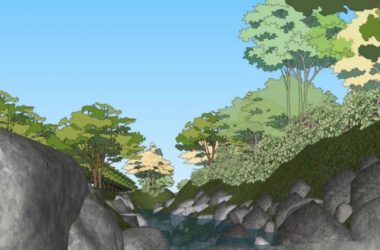 Sketchup景观模型|滨水景观,现代风格-BIM建筑网