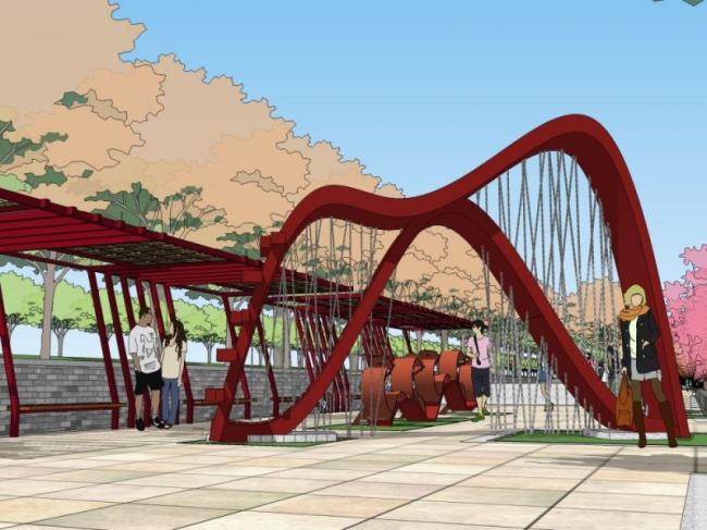 Sketchup景观模型|公园景观,现代风格 Sketchup景观模型|公园景观,现代风格