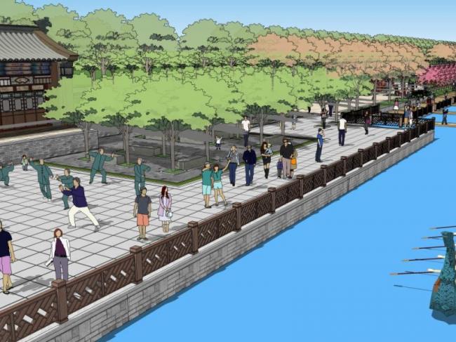 Sketchup景观模型|公园景观,现代风格 Sketchup景观模型|公园景观,现代风格