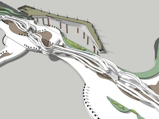 Sketchup景观模型|滨海景观,现代风格 Sketchup景观模型|滨海景观,现代风格