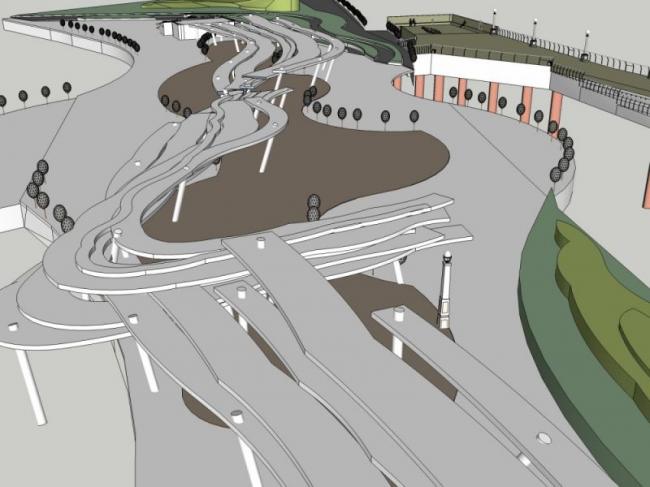 Sketchup景观模型|滨海景观,现代风格 Sketchup景观模型|滨海景观,现代风格