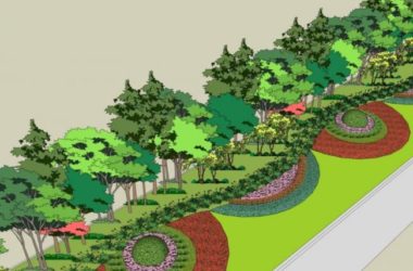 Sketchup景观模型|街道景观,街头道路景观,现代风格-BIM建筑网