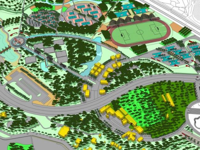 Sketchup景观模型|公园景观,现代风格 Sketchup景观模型|公园景观,现代风格