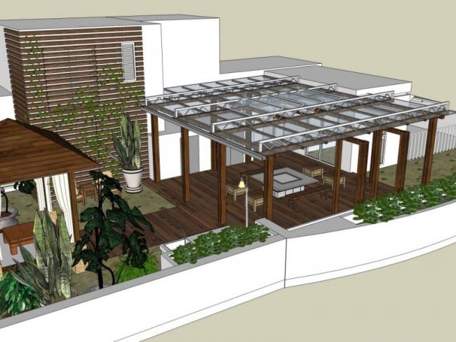 Sketchup景观模型|屋顶花园景观,现代风格 Sketchup景观模型|屋顶花园景观,现代风格