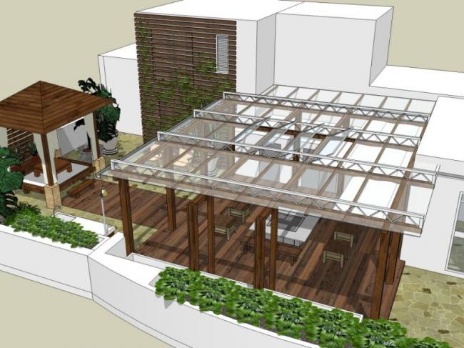 Sketchup景观模型|屋顶花园景观,现代风格 Sketchup景观模型|屋顶花园景观,现代风格