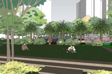 Sketchup景观模型|小区景观,住宅景观,现代风格-BIM建筑网