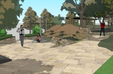 Sketchup景观模型|广场景观,现代风格-BIM建筑网