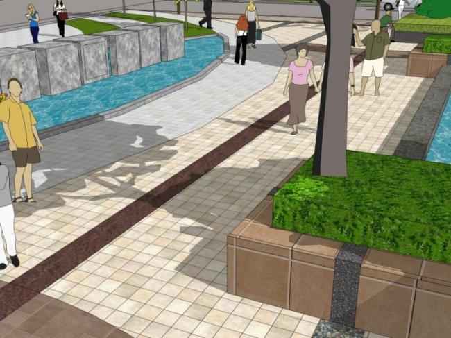 Sketchup景观模型|广场景观,现代风格 Sketchup景观模型|广场景观,现代风格