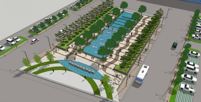 Sketchup景观模型|广场景观,现代风格 Sketchup景观模型|广场景观,现代风格