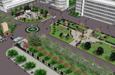 Sketchup景观模型|校园景观,学校景观,现代风格-BIM建筑网