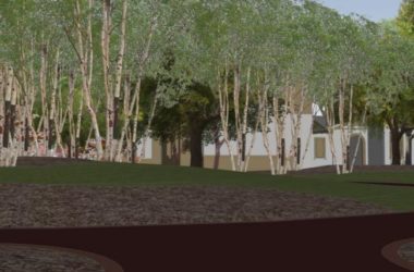 Sketchup景观模型|庭院景观,现代风格-BIM建筑网