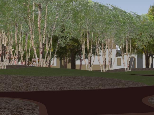 Sketchup景观模型|庭院景观,现代风格 Sketchup景观模型|庭院景观,现代风格