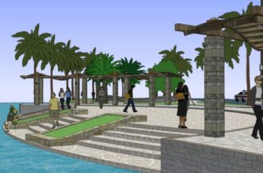 Sketchup景观模型|滨水景观,现代风格-BIM建筑网