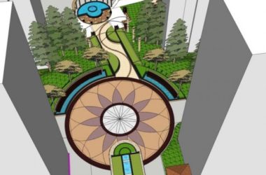 Sketchup景观模型|小区景观,现代风格-BIM建筑网