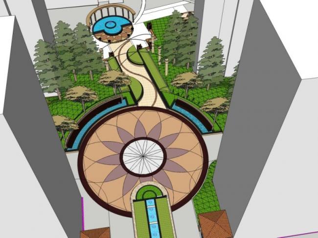 Sketchup景观模型|小区景观,现代风格 Sketchup景观模型|小区景观,现代风格