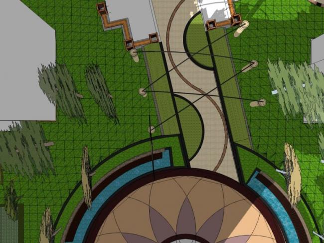 Sketchup景观模型|小区景观,现代风格 Sketchup景观模型|小区景观,现代风格