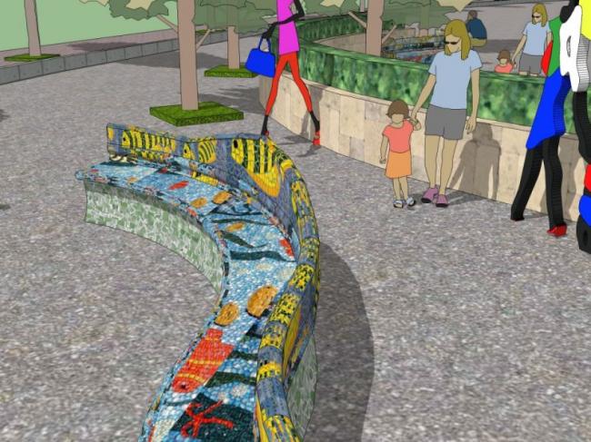 Sketchup景观模型|广场景观,现代风格 Sketchup景观模型|广场景观,现代风格