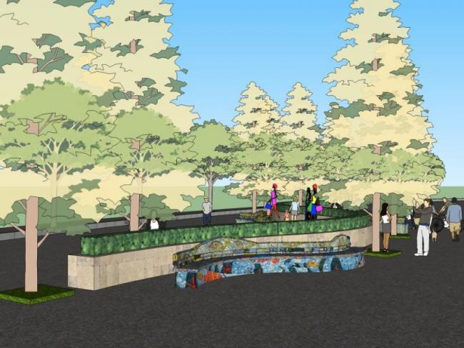 Sketchup景观模型|广场景观,现代风格 Sketchup景观模型|广场景观,现代风格