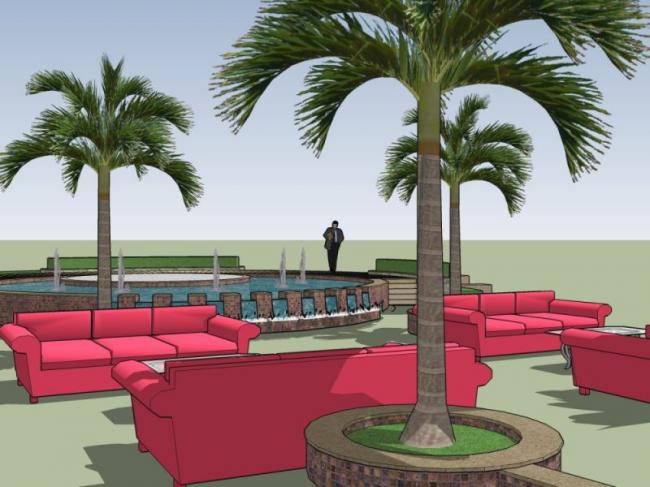 Sketchup景观模型|景观节点,现代风格 Sketchup景观模型|景观节点,现代风格