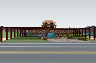 Sketchup景观模型|广场景观,现代风格-BIM建筑网