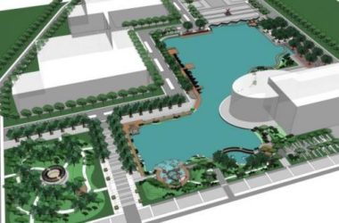 Sketchup景观模型|公园景观,滨水景观,现代风格-BIM建筑网