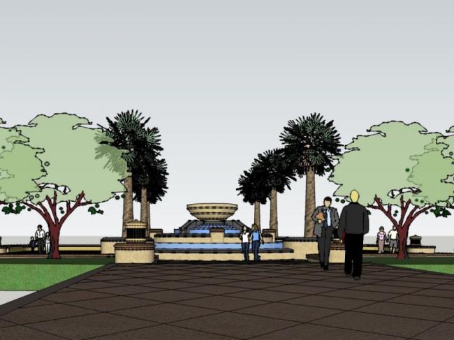 Sketchup景观模型|广场景观,现代风格 Sketchup景观模型|广场景观,现代风格