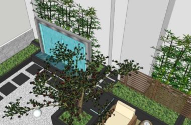 Sketchup景观模型|屋顶花园景观,现代风格-BIM建筑网