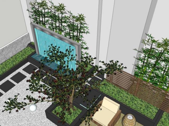Sketchup景观模型|屋顶花园景观,现代风格 Sketchup景观模型|屋顶花园景观,现代风格