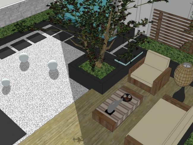 Sketchup景观模型|屋顶花园景观,现代风格 Sketchup景观模型|屋顶花园景观,现代风格