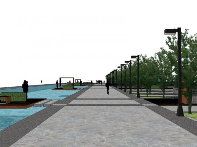 Sketchup景观模型|滨水景观,现代风格 Sketchup景观模型|滨水景观,现代风格