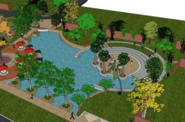 Sketchup景观模型|小区景观,现代风格-BIM建筑网