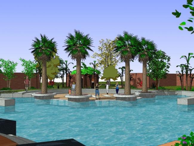 Sketchup景观模型|小区景观,现代风格 Sketchup景观模型|小区景观,现代风格