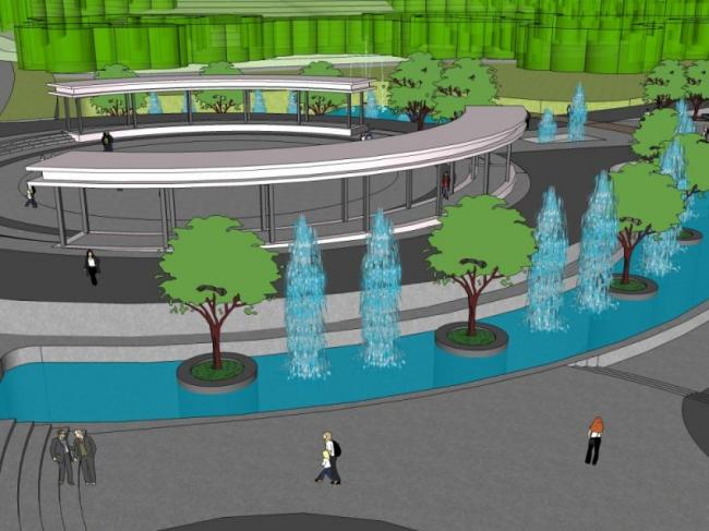 Sketchup景观模型|公园景观,现代风格 Sketchup景观模型|公园景观,现代风格