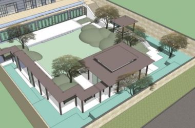 Sketchup景观模型|庭院景观,现代风格-BIM建筑网
