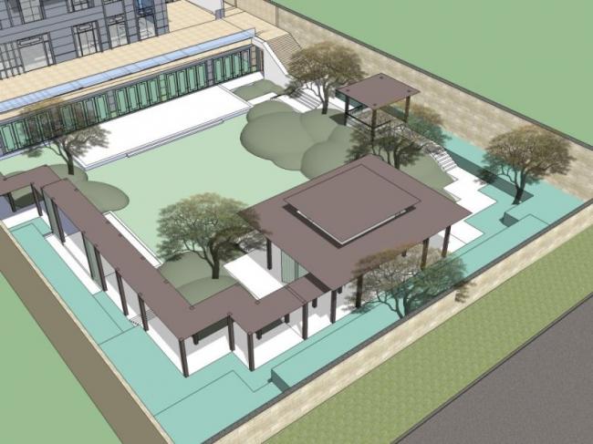 Sketchup景观模型|庭院景观,现代风格 Sketchup景观模型|庭院景观,现代风格
