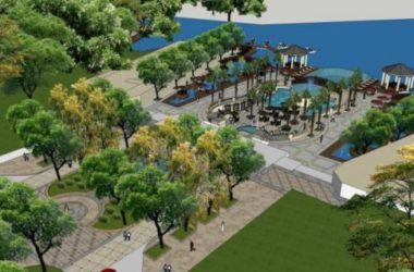 Sketchup景观模型|滨河景观,古典风格-BIM建筑网