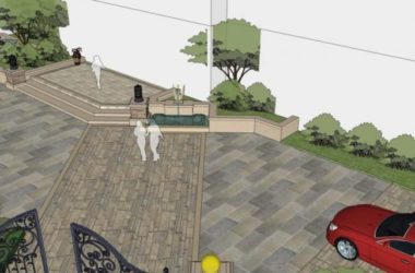 Sketchup景观模型|文化园景观,公园景观,古典风格-BIM建筑网