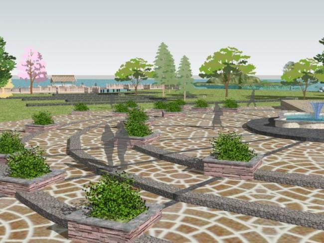 Sketchup景观模型|公园景观,现代风格 Sketchup景观模型|公园景观,现代风格