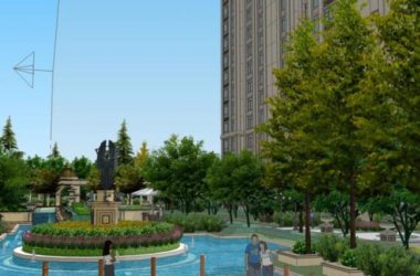 Sketchup景观模型|小区景观,住宅景观,古典风格-BIM建筑网