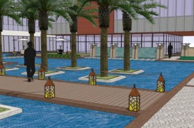 Sketchup景观模型|广场景观,现代风格-BIM建筑网