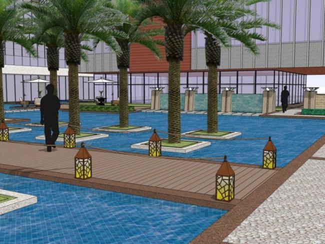 Sketchup景观模型|广场景观,现代风格 Sketchup景观模型|广场景观,现代风格