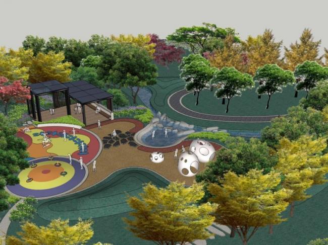 Sketchup景观模型|公园景观,现代风格 Sketchup景观模型|公园景观,现代风格