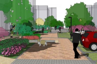 Sketchup景观模型|小区景观,住宅景观,现代风格-BIM建筑网