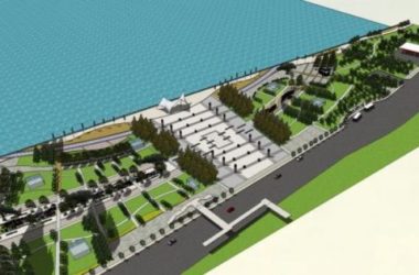 Sketchup景观模型|广场景观,滨水景观,现代风格-BIM建筑网